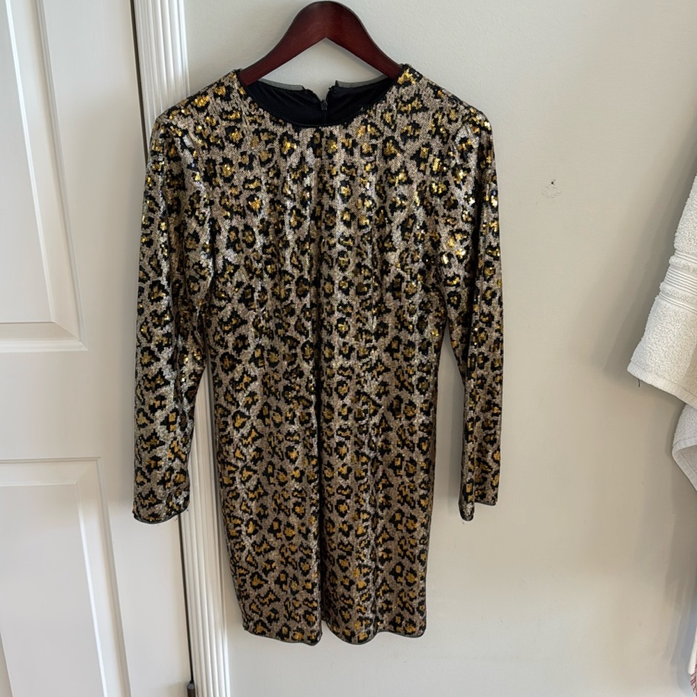 AIDAN MATTOX SEQUINS DRESS SIZE 8
